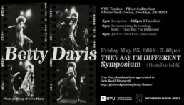 Betty Davis Symposium Flyer